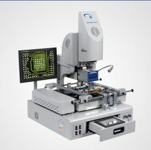 Model: SV560: Manual Alignment Industrial Computer Interfaced IR / Hot-Air BGA Rework Station with Vision+ Software Control